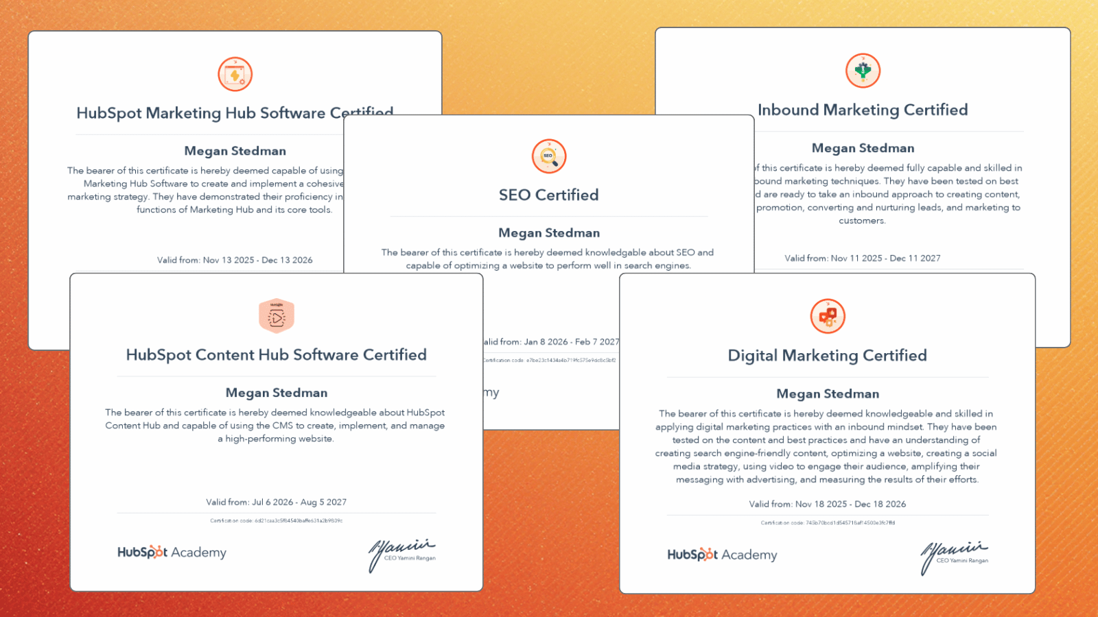 HubSpot-Certificates